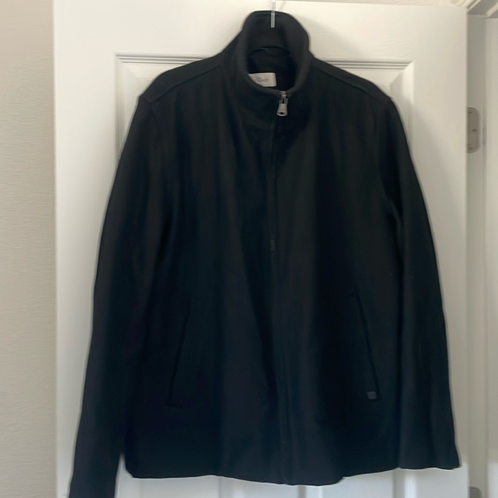 Calvin Klein Mens Wool Bomber Jacket Size Medium